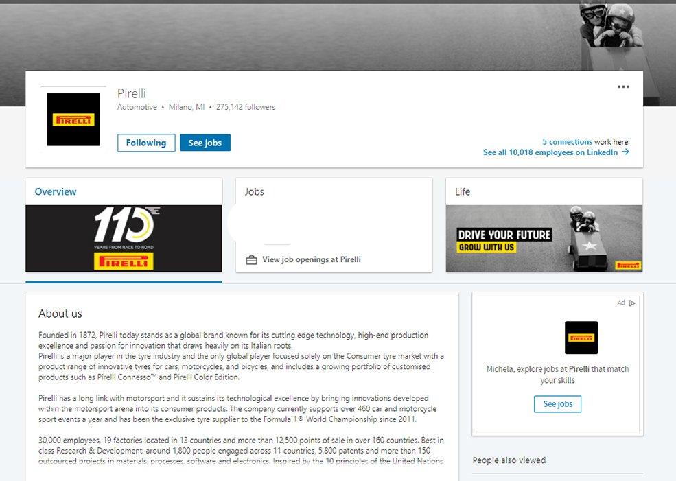 linkedin_pagina_pirelli