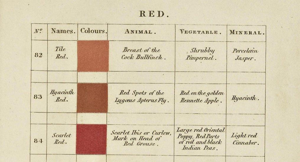 Nomenclatura dei colori Rossi (2)