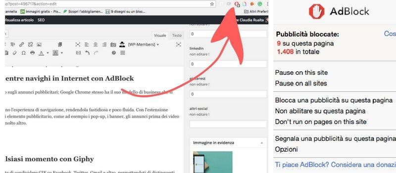 Google Chrome Estensioni