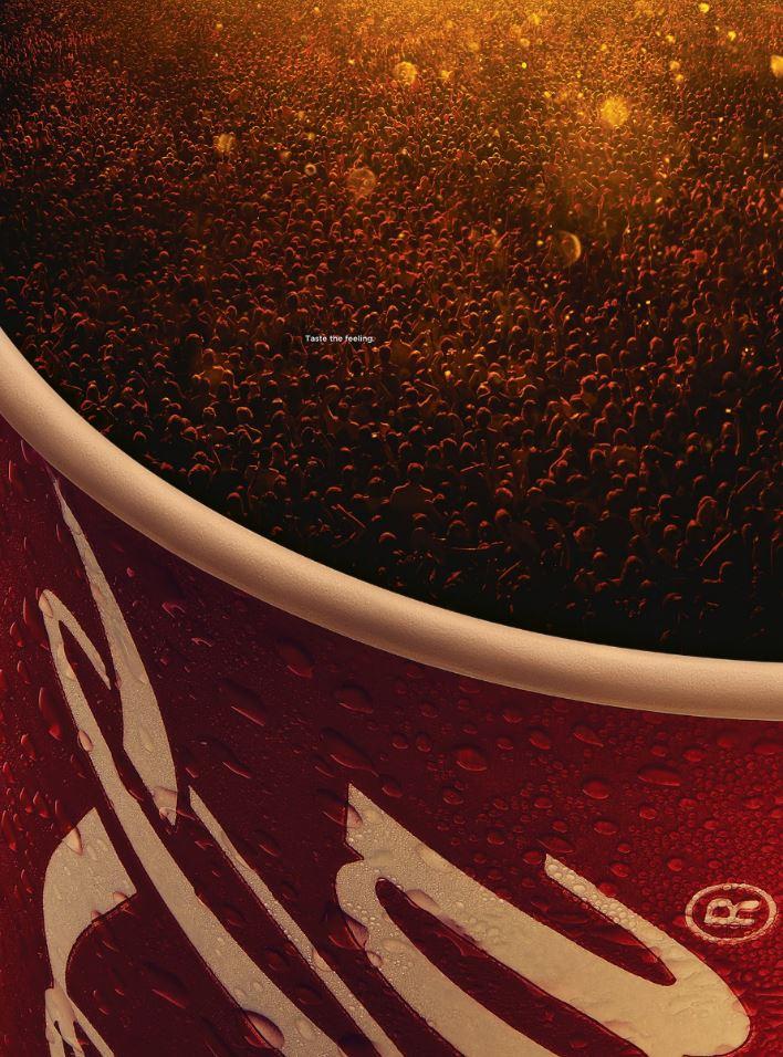 coca cola taste the feeling