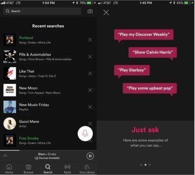 Spotify sta testando una nuova funzione di ricerca vocale