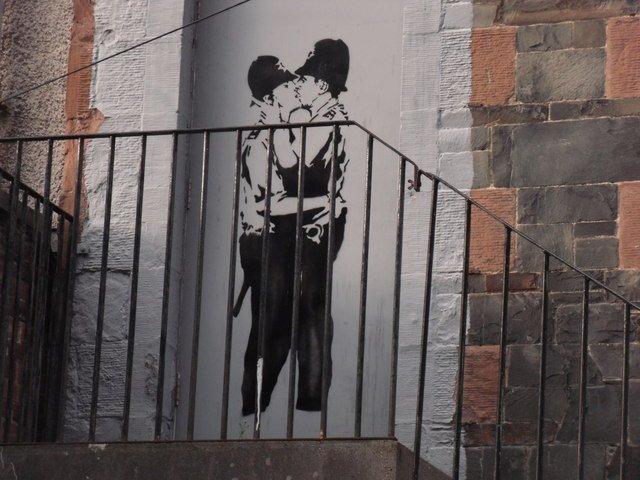 bansky, arte di protesta, street artist
