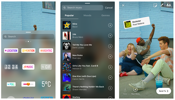 instagram introduce la musica
