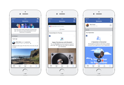 La nuova sezione dei (bei) ricordi. Facebook lancia Memories