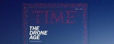 Il Time ha usato 958 droni per creare una copertina gigante nel cielo