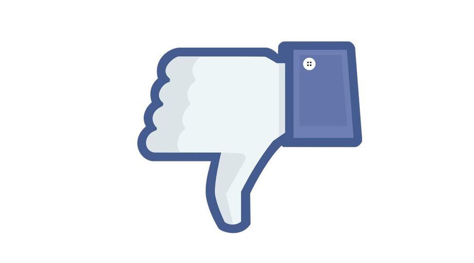 Facebook dislike