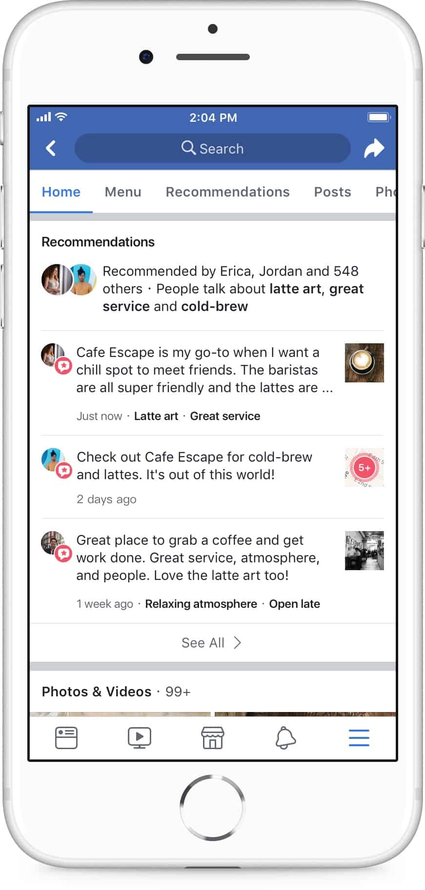 facebook local pages