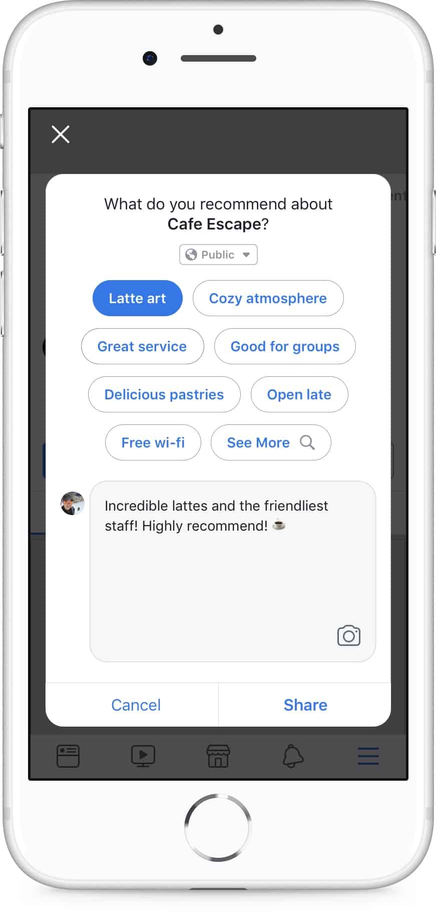 facebook recensioni pagine