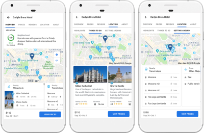 Google lancia nuovi strumenti per la pianificazione dei viaggi