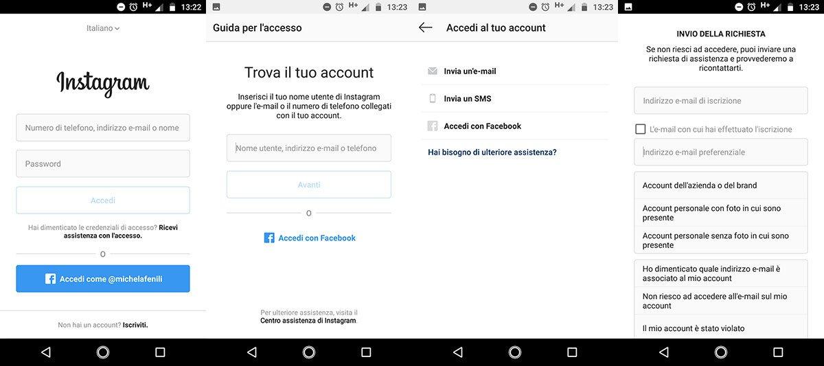 ti hanno hackerato account instagram