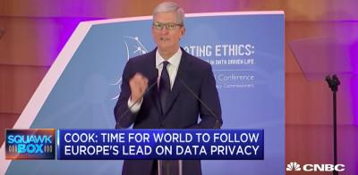 Tim Cook a Bruxelles, il suo speech sulla privacy in 5 punti
