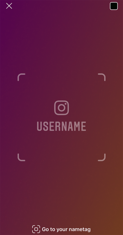 Instagram-Scan-Nametag-Camera