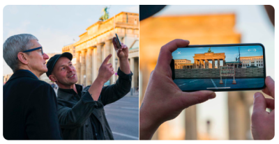 Tim Cook ha iniziato il suo tour in Europa con 2 app di Realtà Aumentata