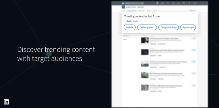 nuove pagine aziendali linkedin content suggestions