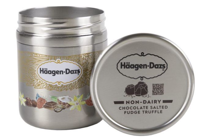 Häagen-Dazs gelato riciclo