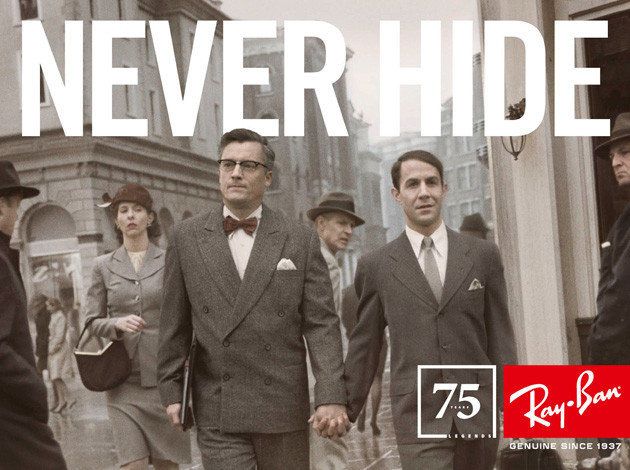 ray ban, never hide, pride