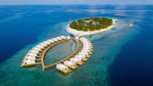 Completamente in legno e in stile lego: ecco il resort ecologico nel cuore delle Maldive