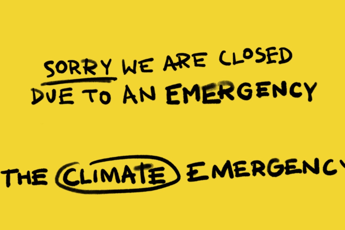 Lush pubblicità cambiamento climatico