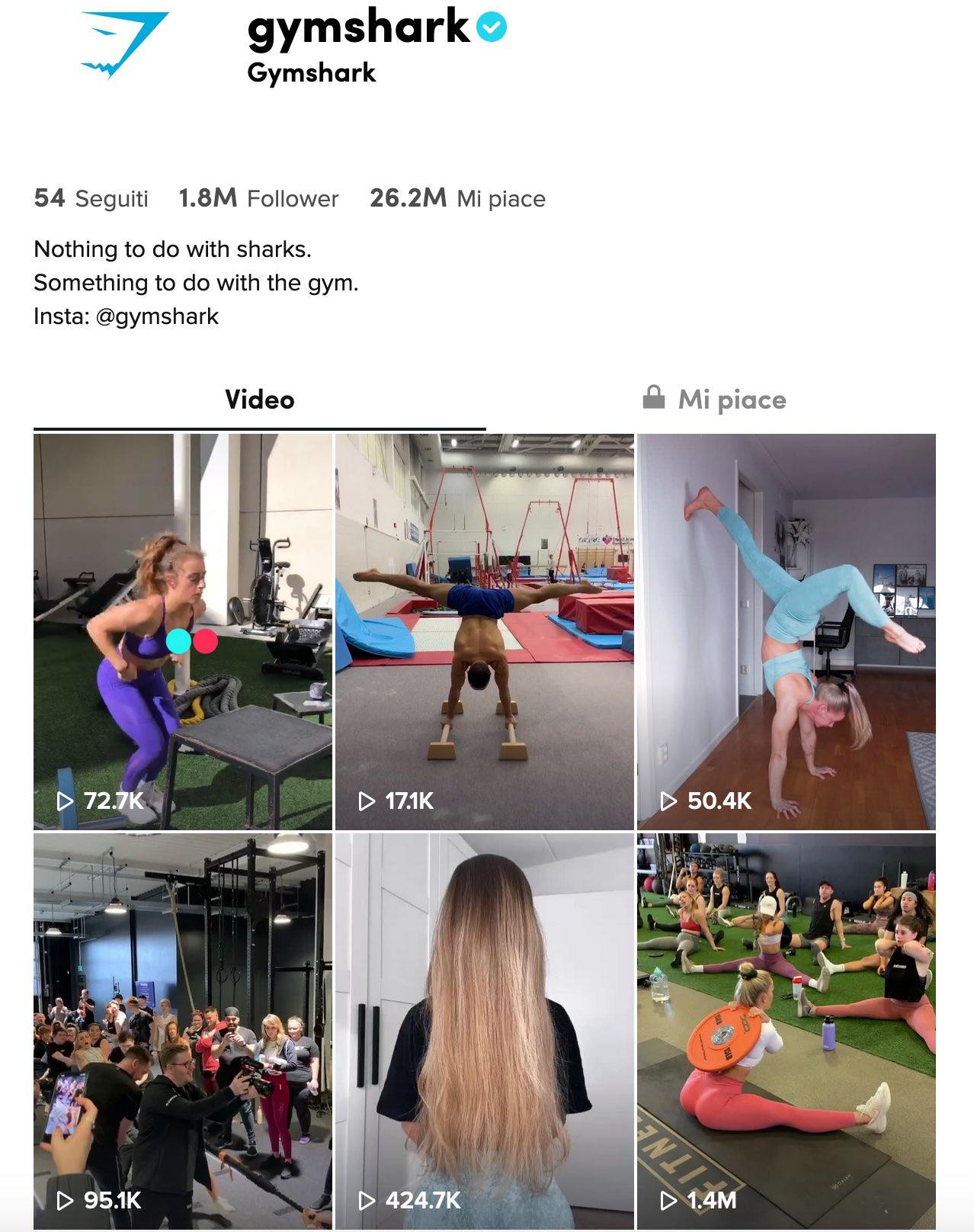 GymShark TikTok