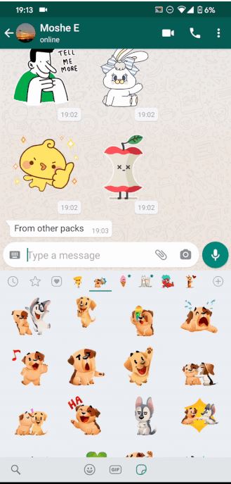 sticker facebook