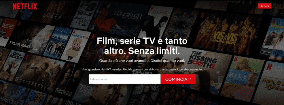 Landing Page Netflix