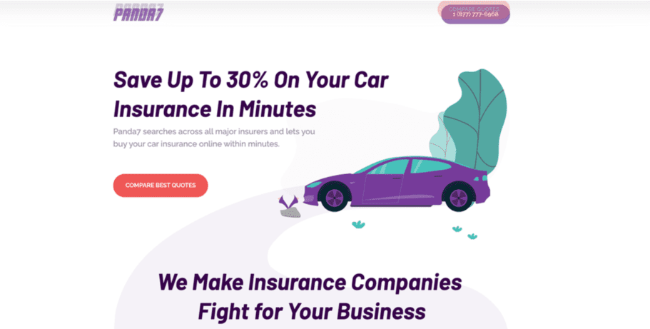 Landing Page Panda7