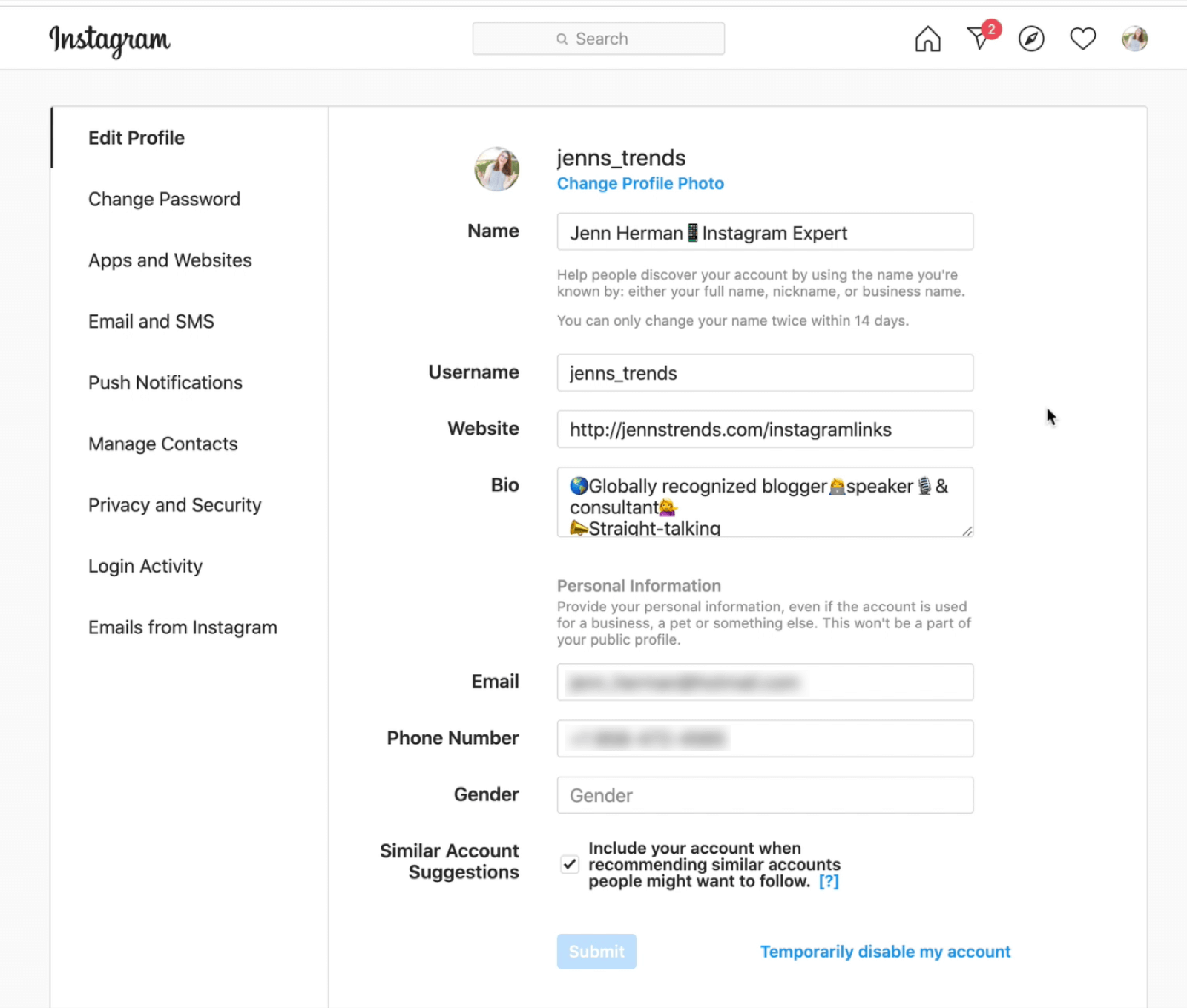 come gestire instagram dal tuo computer