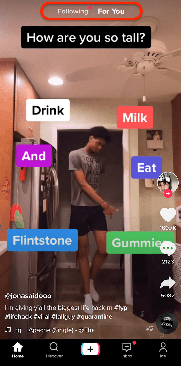 TikTok For You Page