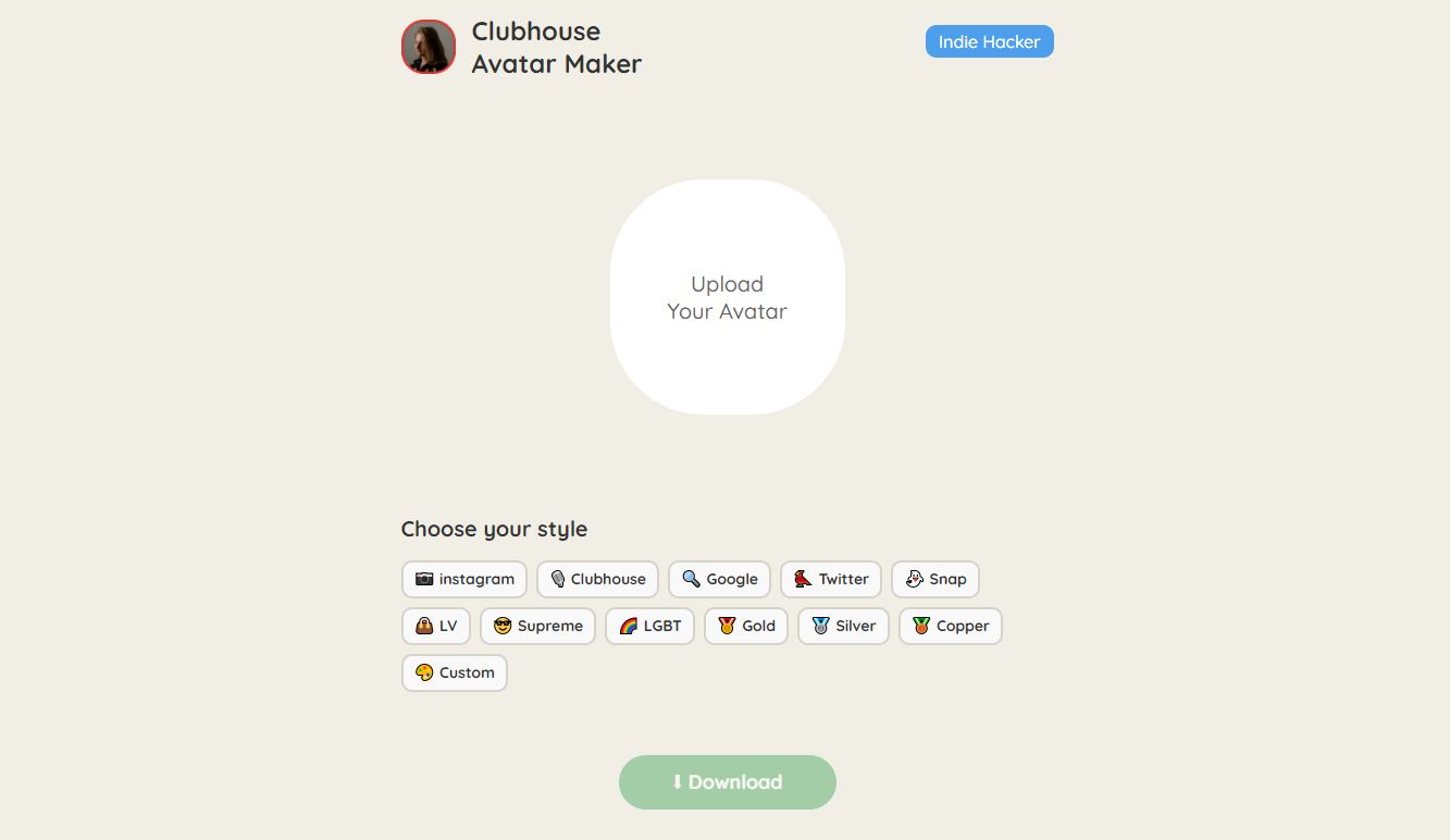 clubhouse avatar maker