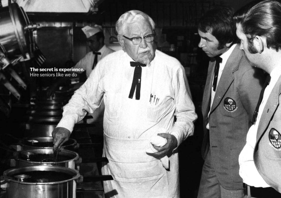 kfc per gli anziani