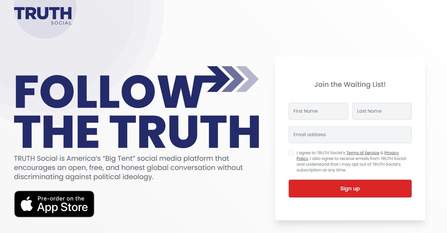 truth social network trump