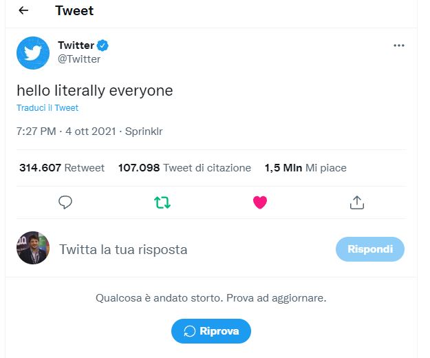 twitter down