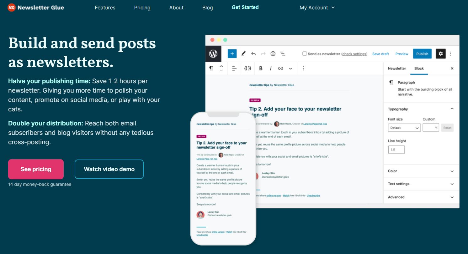 digital tool della settimana newsletter glue