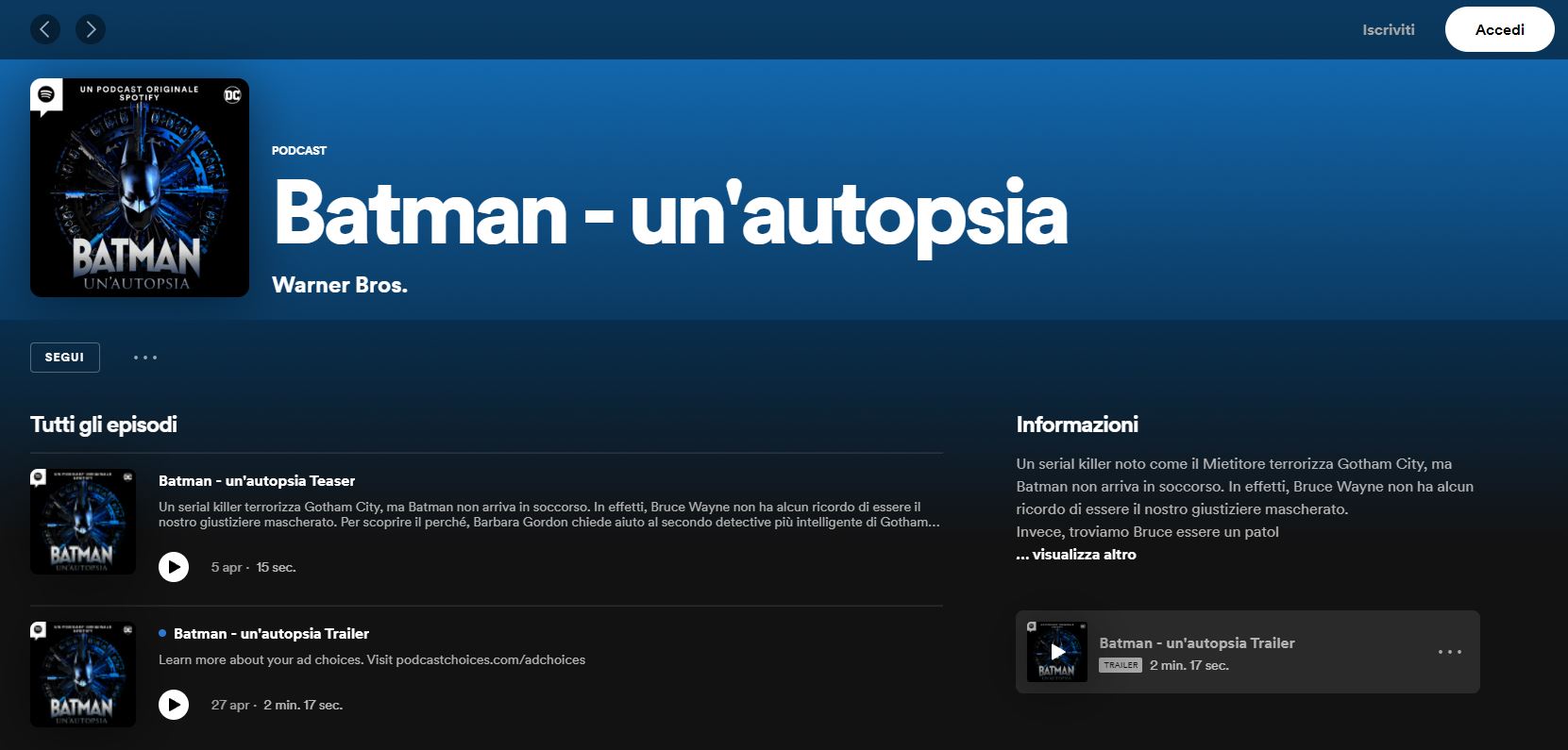 batman su spotify