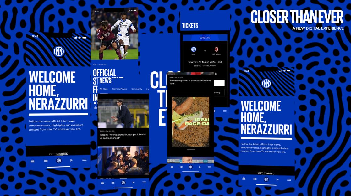 inter lancia la nuova piattaforma digitale screenshot del sito