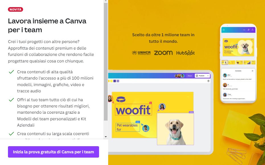 Canva for teams