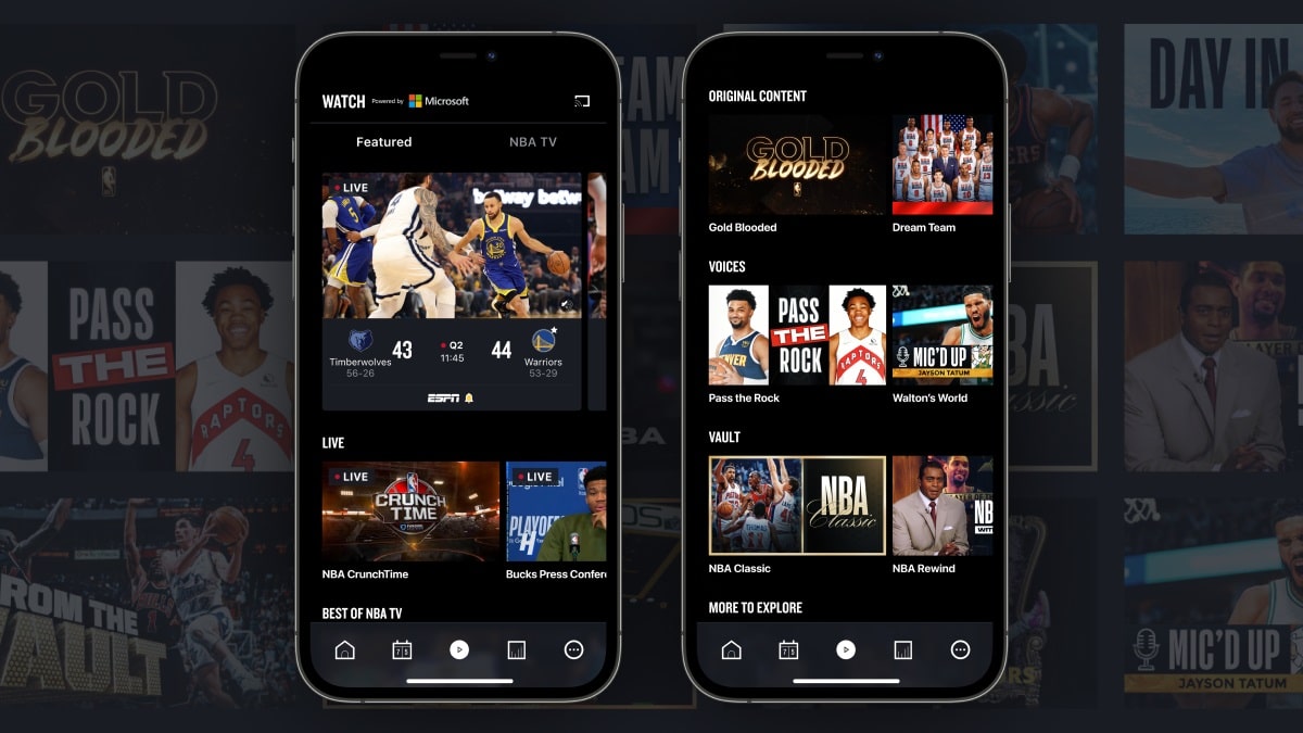 NBA App screenshot