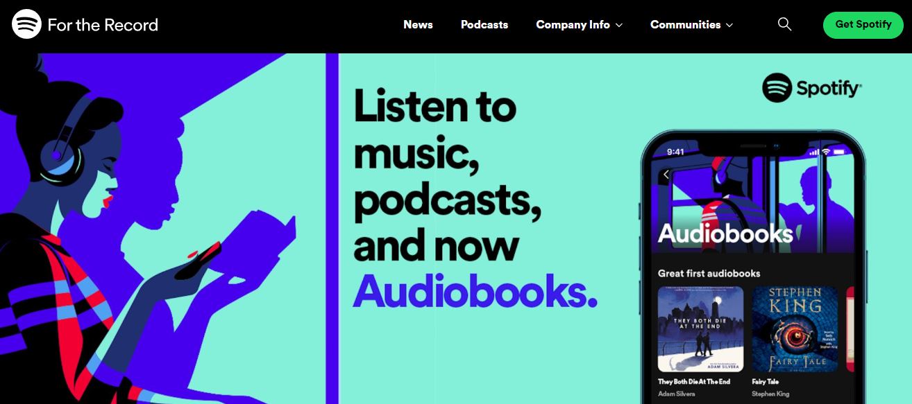 audiolibri su spotify