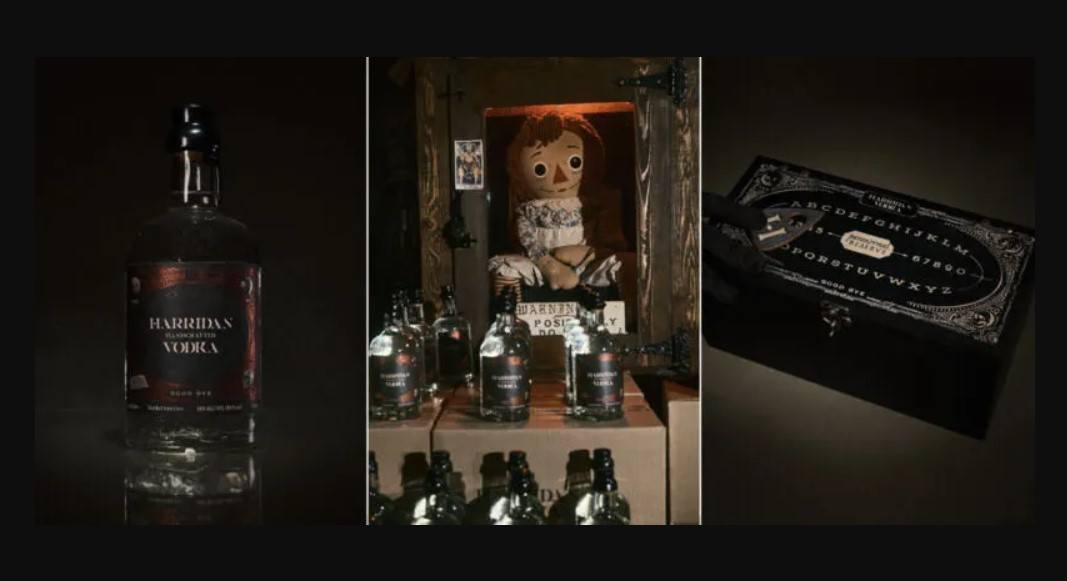 Harridan Vodka- paranormal reserve- pubblicità halloween-ninja marketing