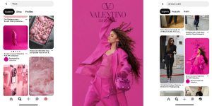 Valentino e Pinterest lanciano una campagna all’insegna del colore rosa