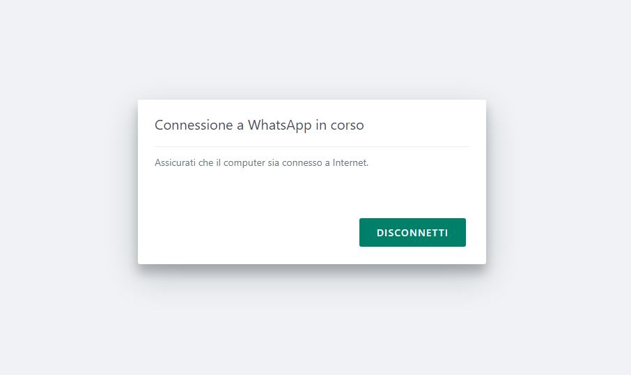 whatsapp non funziona neanche da desktop