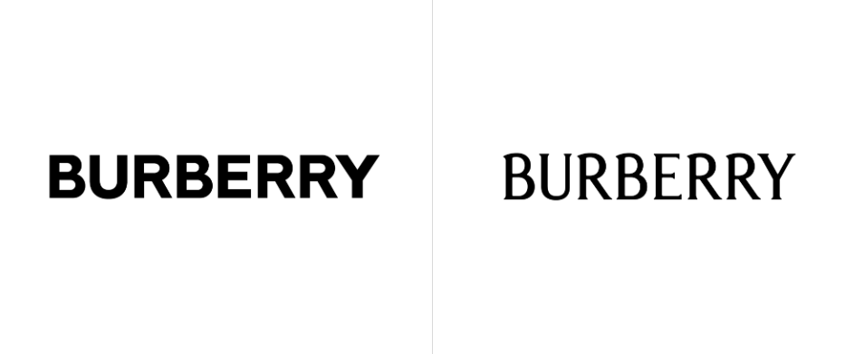 Nuovo logo di Burberry