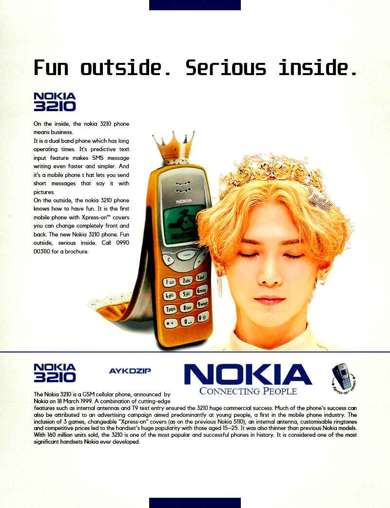 Nokia 3210 -rebranding - ninja marketing