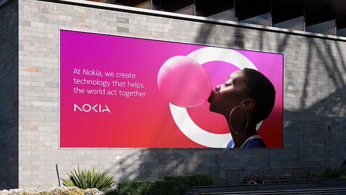 Nokia rebranding billboard
