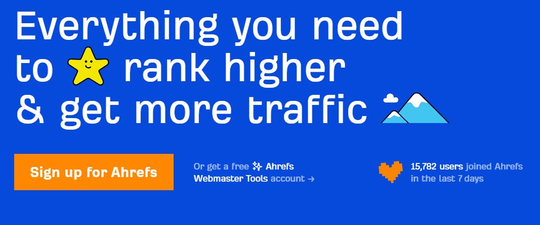 SEO tool - ahref