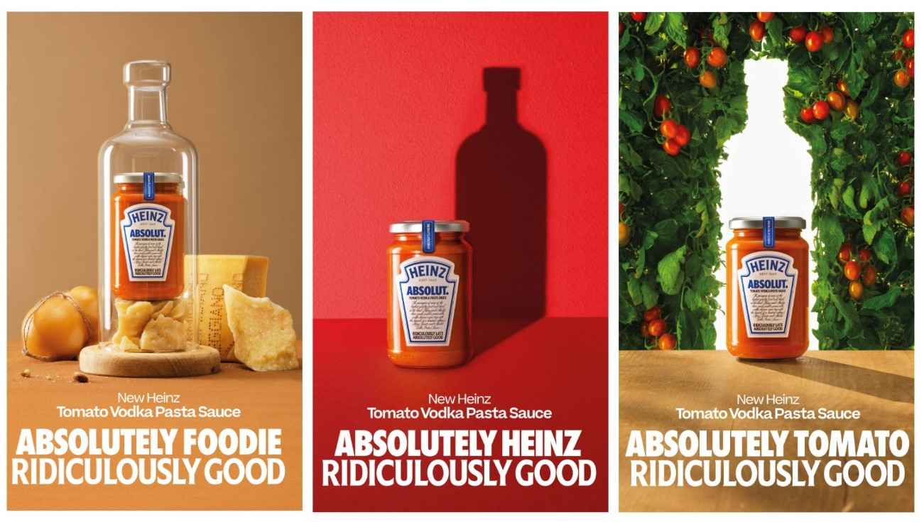 collaborazioni Heinz e Absolut Vodka