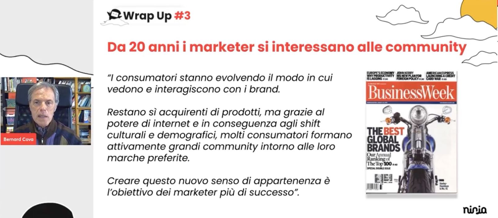 notizie della settimana: bernard cova al ninja wrap up