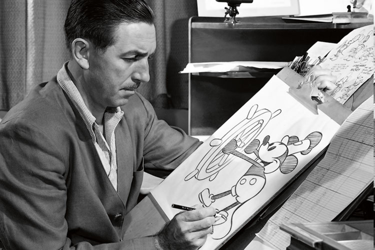 grandi imprenditori di successo Walt Disney
