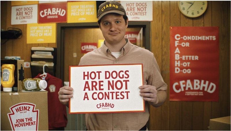 Heinz lancia un movimento contro il maltrattamento degli hot dog nei contest