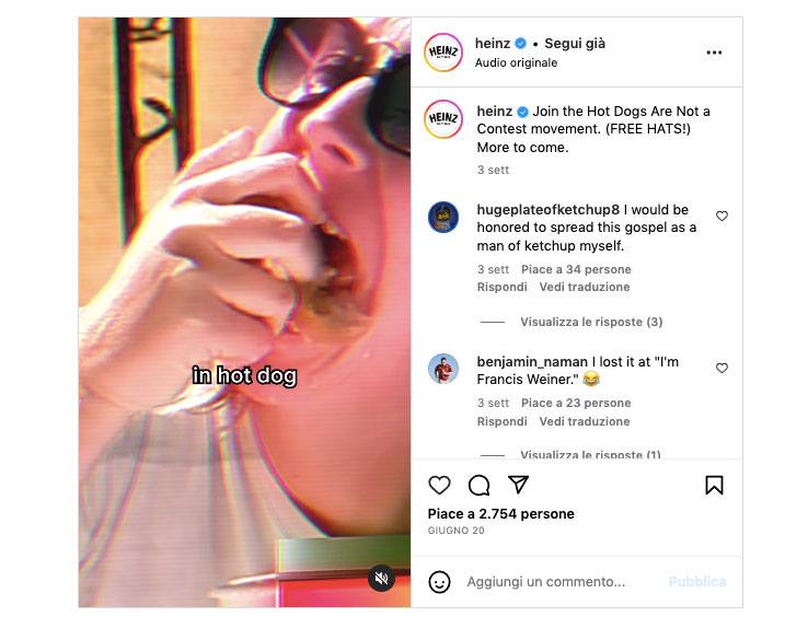Heinz lancia un movimento contro il maltrattamento degli hot dog nei contest